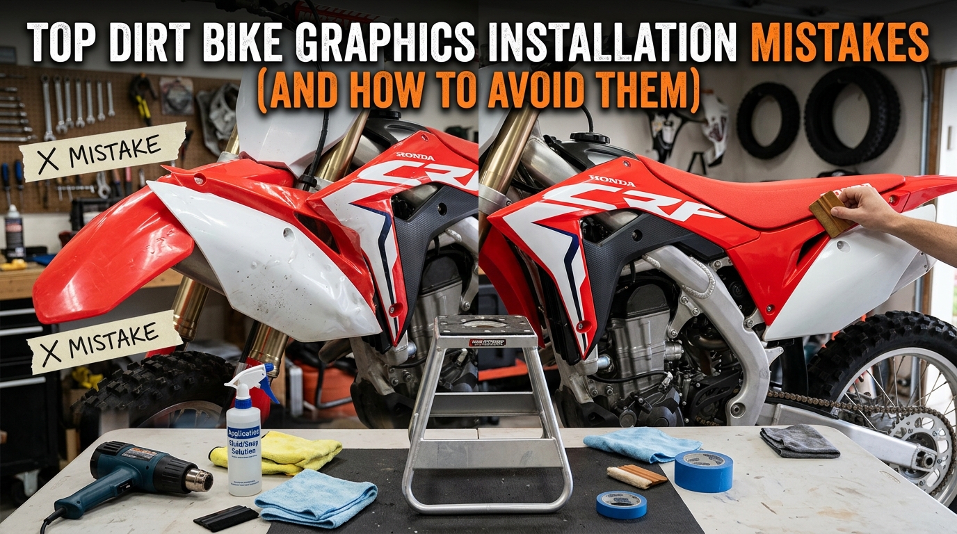 Top Dirt Bike Graphics Installation Mistakes and How to Avoid Them