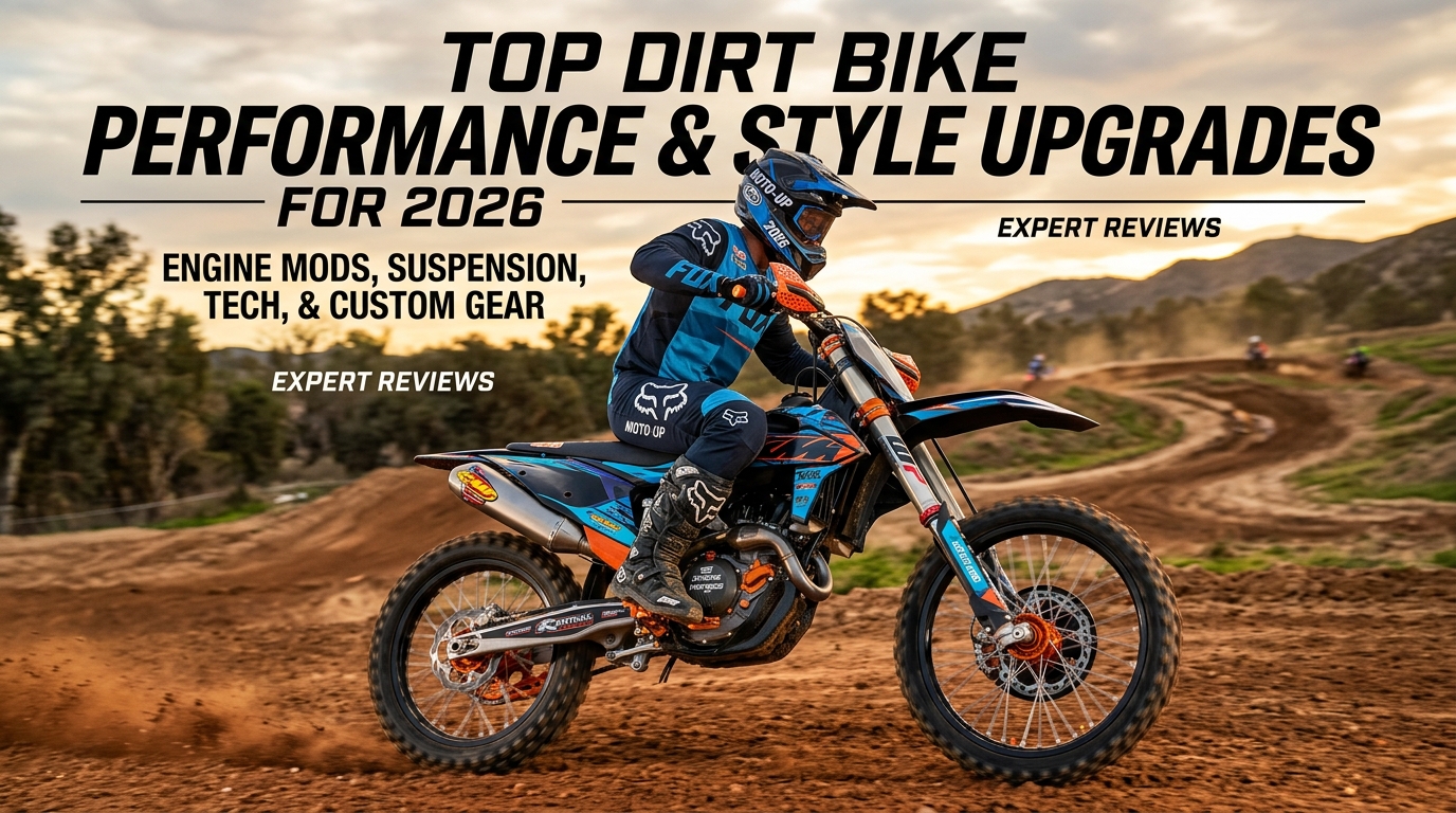 Top Dirt Bike Performance & Style Upgrades for 2026