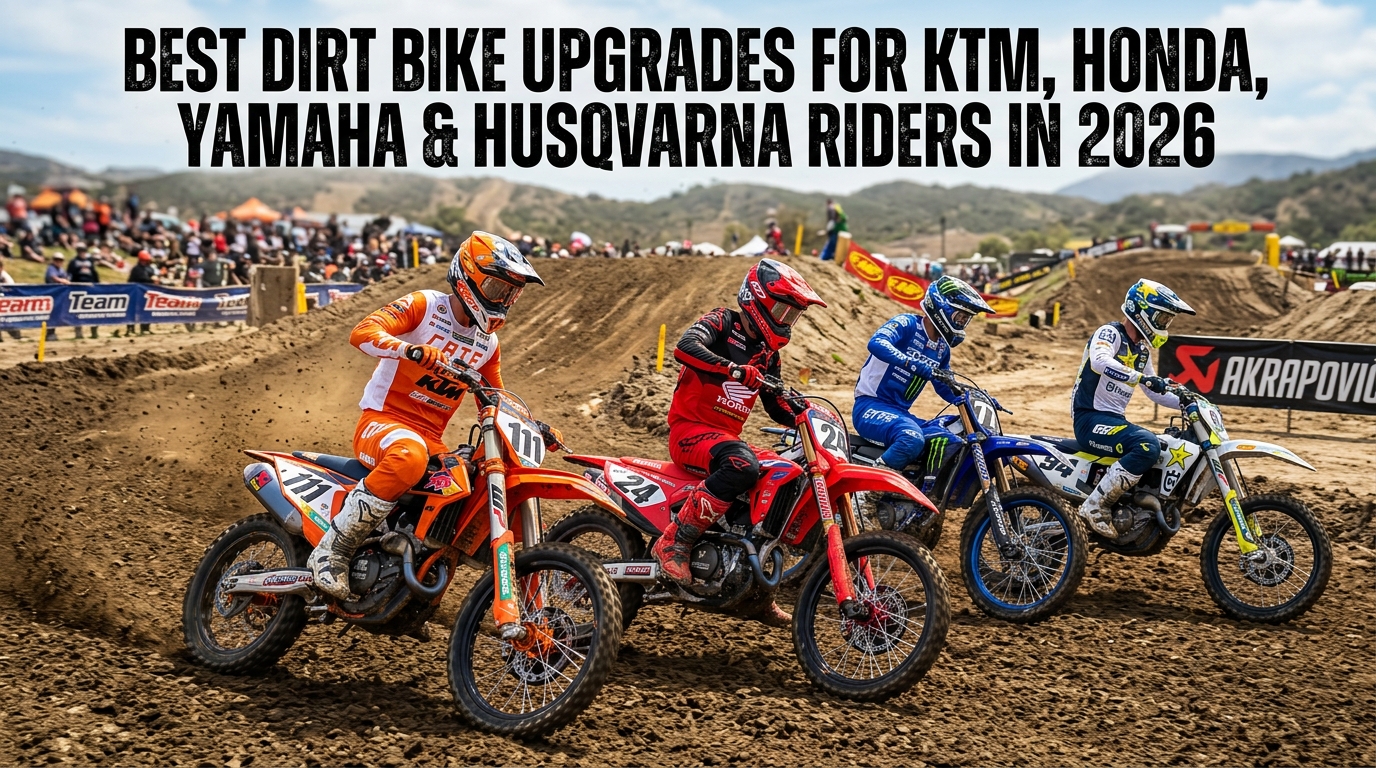 Best Dirt Bike Upgrades for KTM, Honda, Yamaha & Husqvarna Riders in 2026