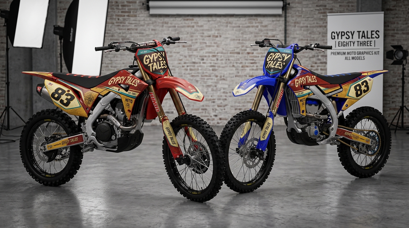 Dirt bikes graphics kit creation 202608171029 Motocross Graphics Boondocks Decals