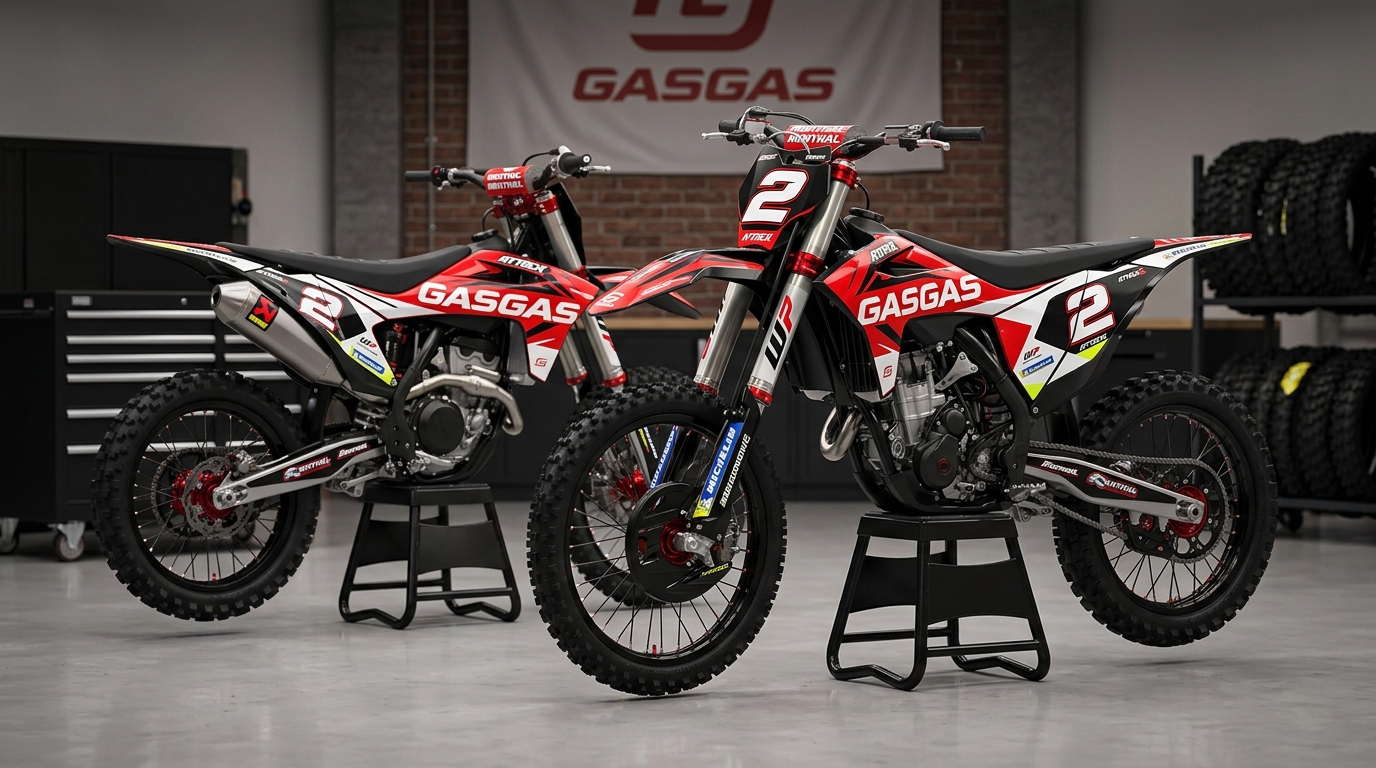 GasGas ATTACK 2 Graphics Kit 202608101137 Motocross Graphics Boondocks Decals