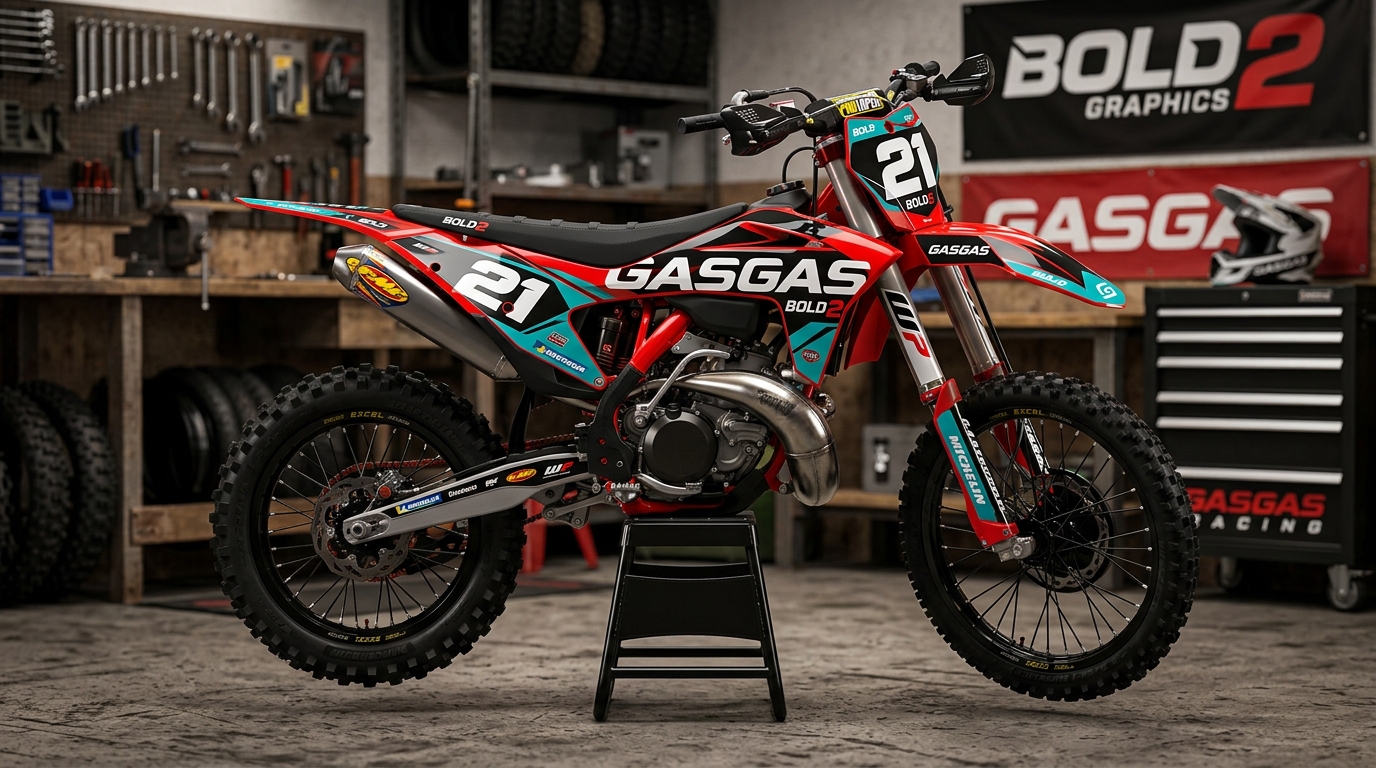 GasGas BOLD 2 Graphics Kit 202608031201 5 Motocross Graphics Boondocks Decals