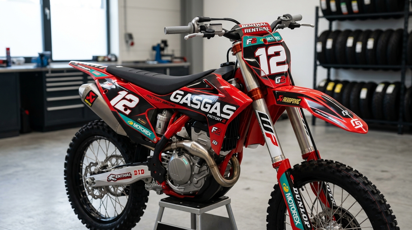 GasGas FACTORY 2 Graphics Kit 3 GasGas FACTORY 2 Graphics Kit 202608031206 Motocross Graphics Boondocks Decals
