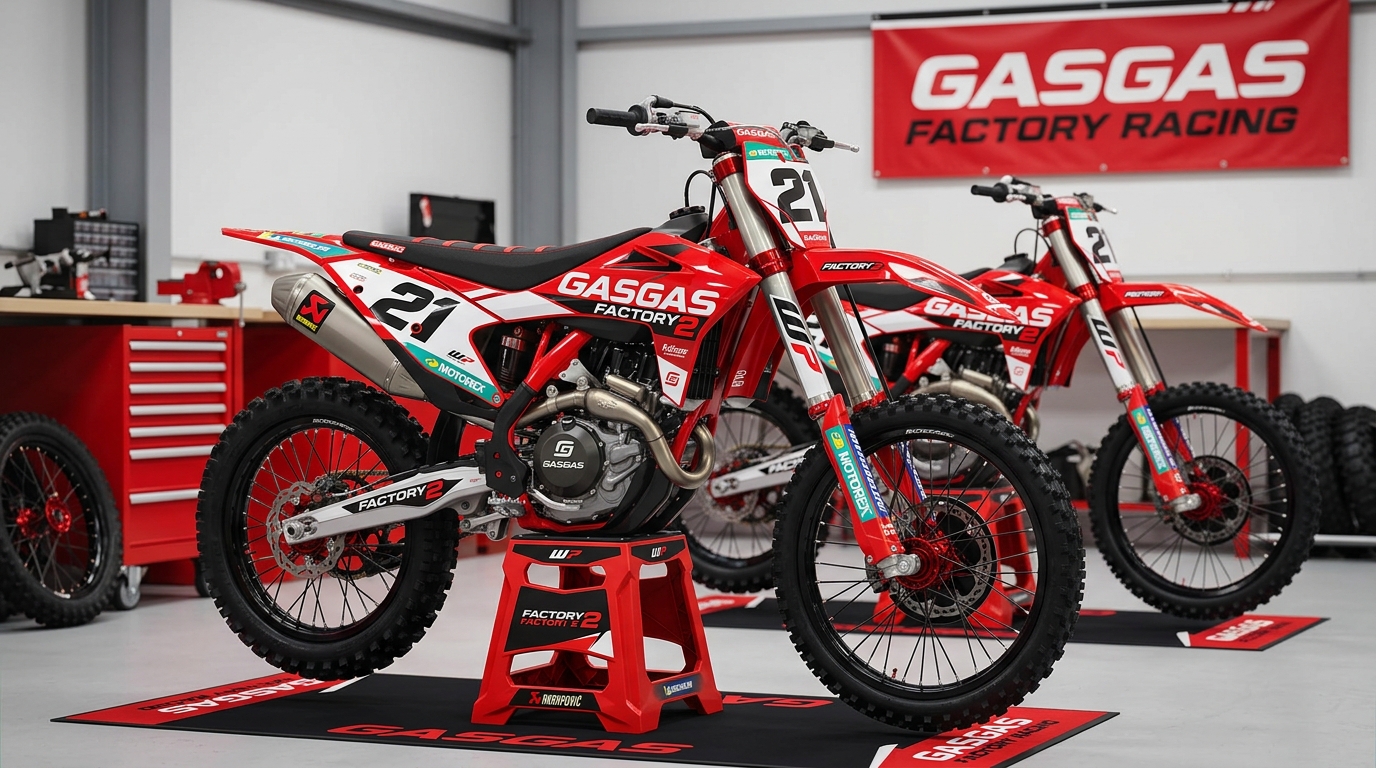GasGas FACTORY 2 Graphics Kit 202608101140 1 Motocross Graphics Boondocks Decals