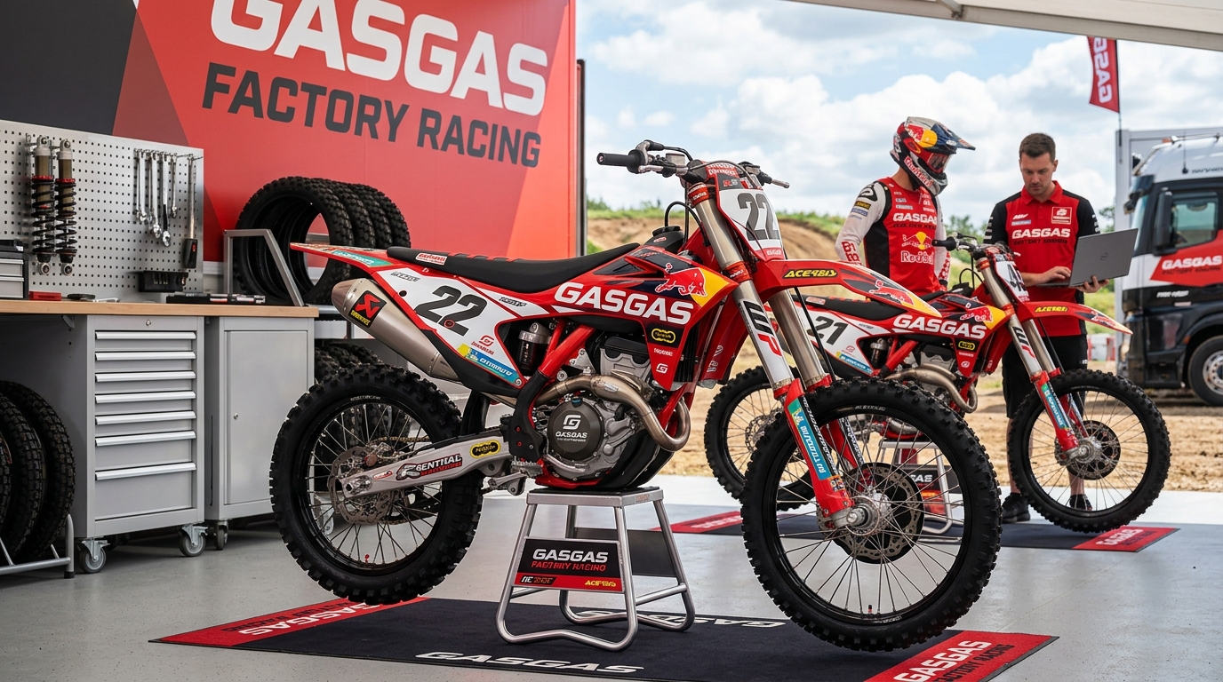 GasGas FACTORY Graphics Kit 202608101129 Motocross Graphics Boondocks Decals