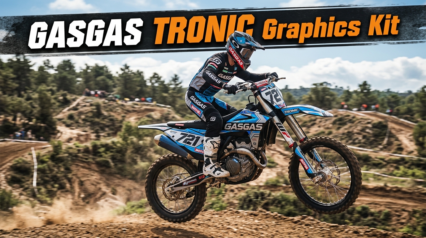 GasGas TRONIC Graphics Kit 202608241000 1 Motocross Graphics Boondocks Decals