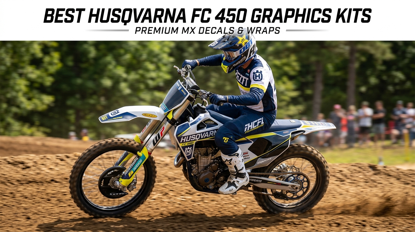 Best Husqvarna FC 450 Graphics Kits: Premium MX Decals & Wraps