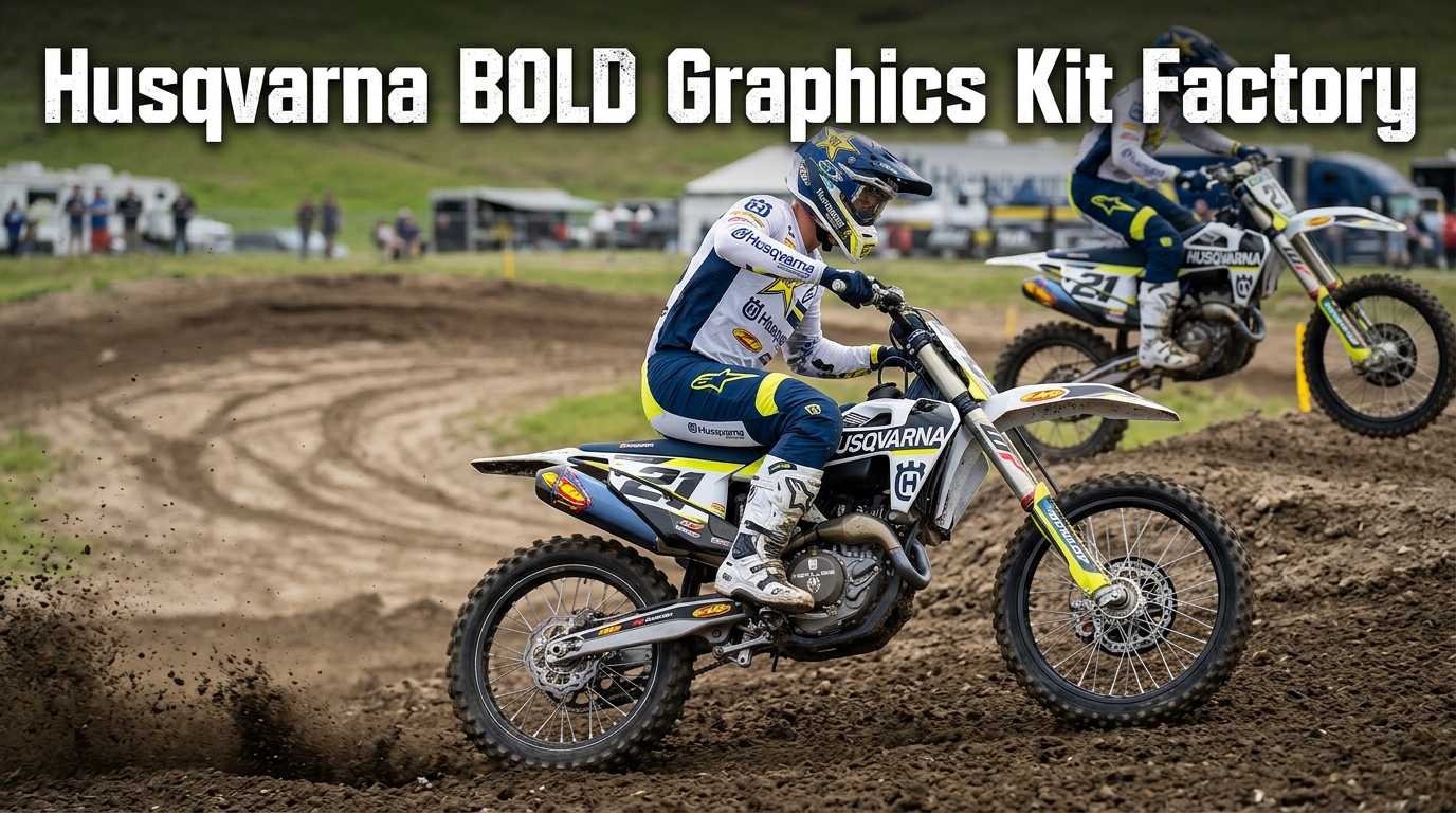 Husqvarna graphics kit creation 202608241449 Motocross Graphics Boondocks Decals
