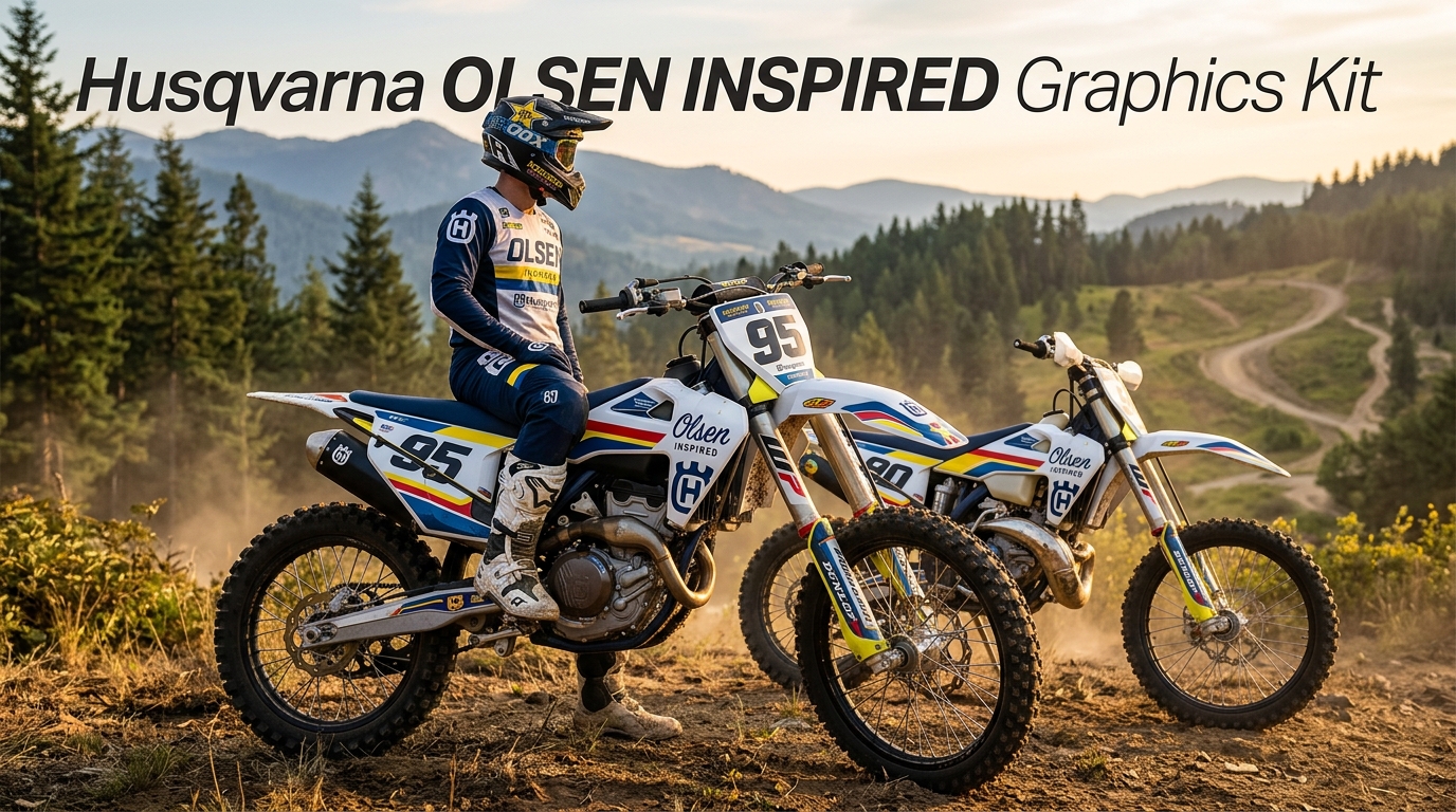 Husqvarna graphics kit design 202608310924 Motocross Graphics Boondocks Decals