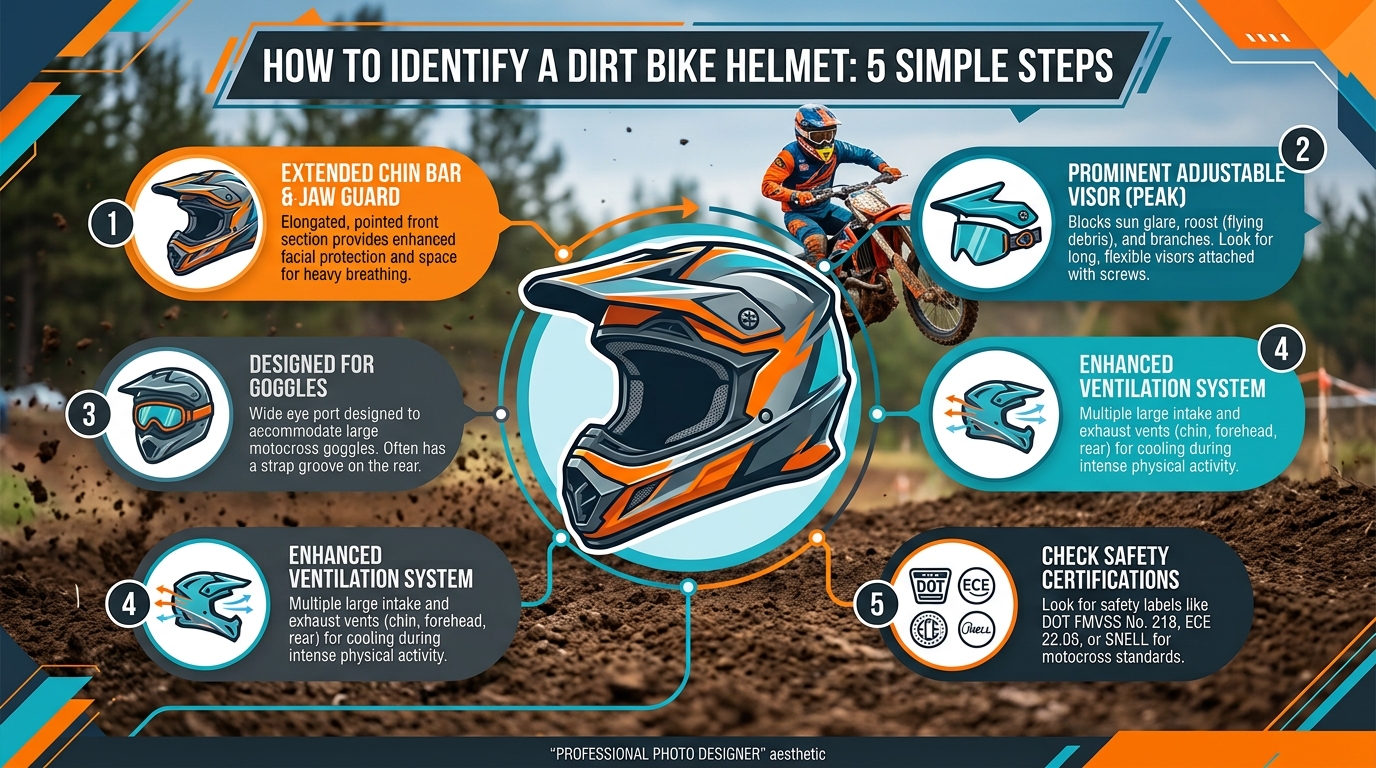 How to Identify a Dirt Bike Helmet: 5 Simple Steps
