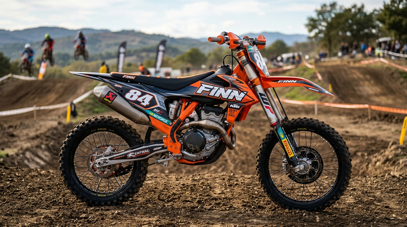 KTM FINN Graphics Kit 202608171043 Motocross Graphics Boondocks Decals