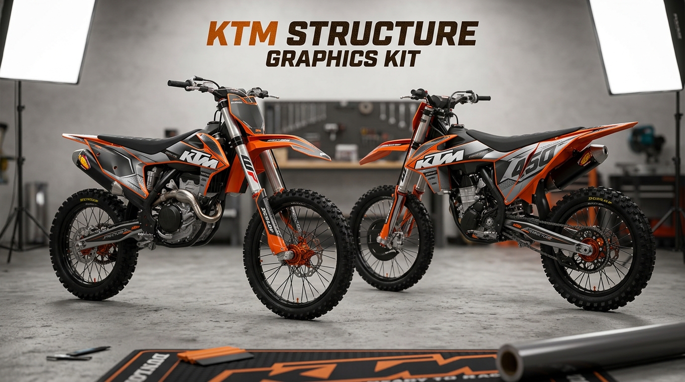 KTM STRUCTURE Graphics Kit 202608171124 1 Motocross Graphics Boondocks Decals