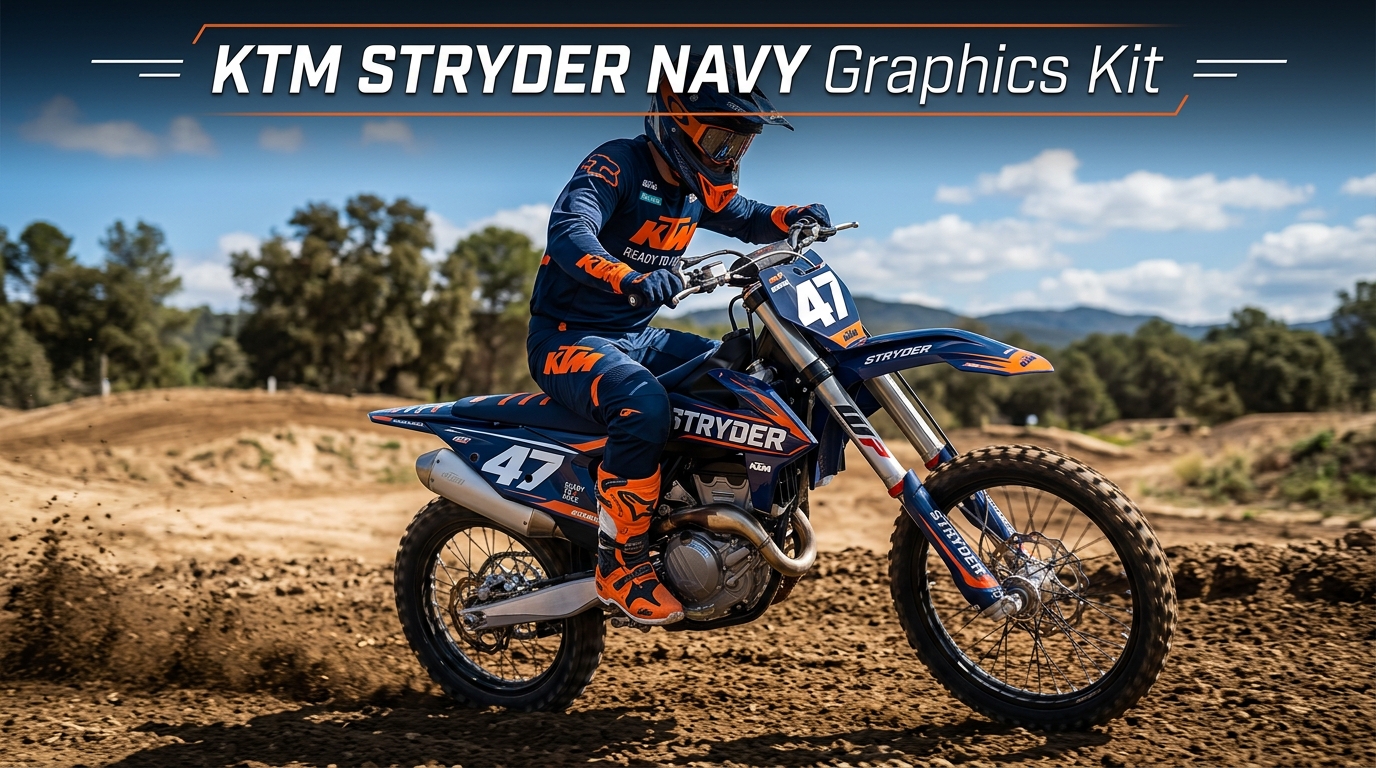 KTM Stryder graphics kit 202608171058 Motocross Graphics Boondocks Decals