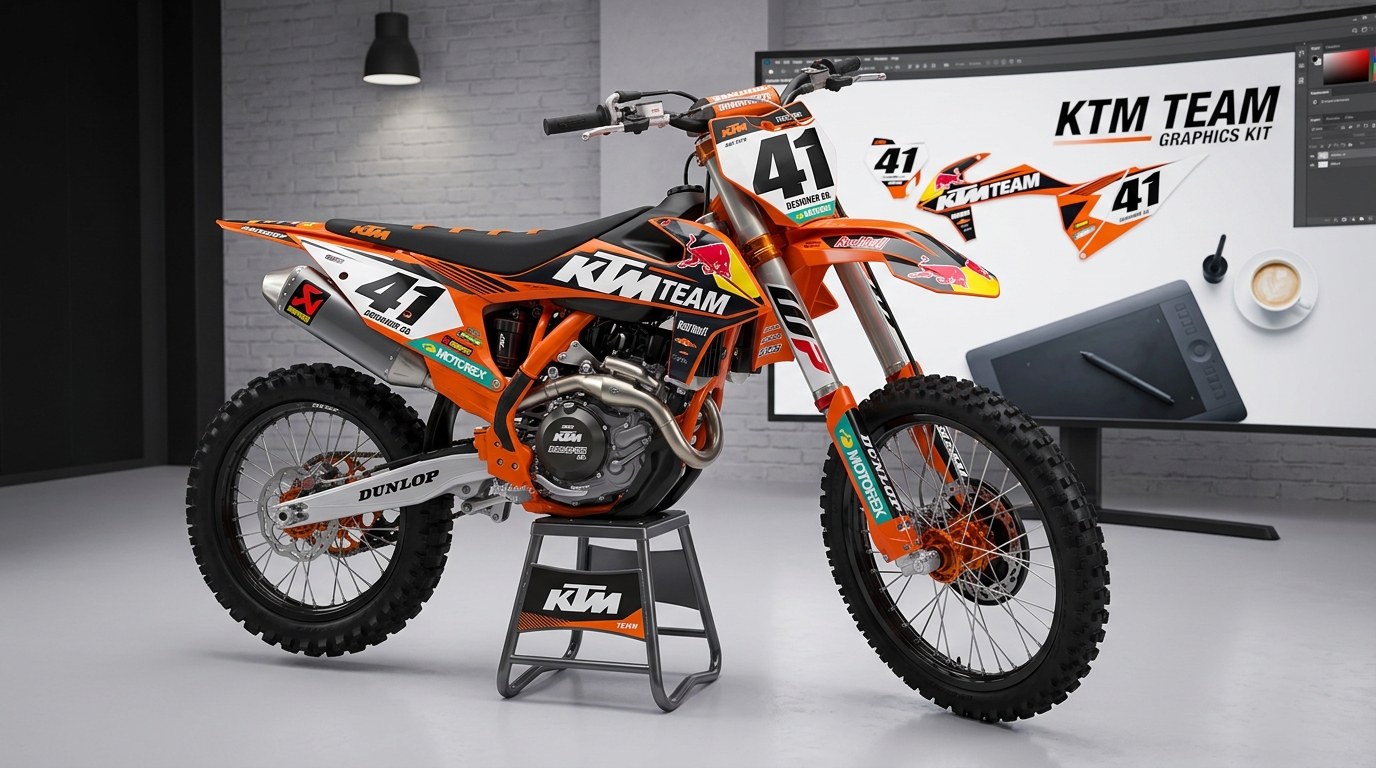 KTM TEAM Graphics Kit 202608031048 1 Motocross Graphics Boondocks Decals