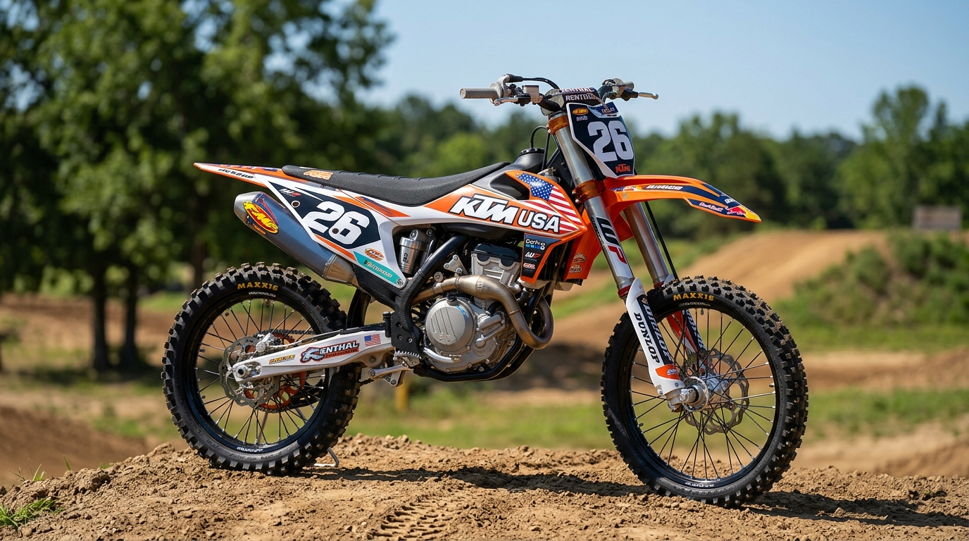 KTM USA 26 Graphics Kit 202608171037 Motocross Graphics Boondocks Decals