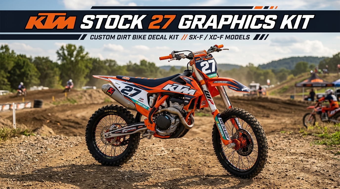 KTM dirt bike graphics kit 202608171107 Motocross Graphics Boondocks Decals
