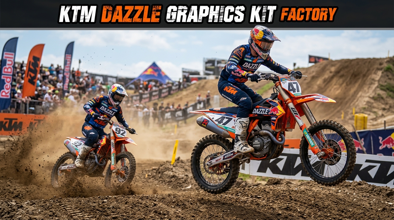 KTM graphics kit design 202608241007 Motocross Graphics Boondocks Decals