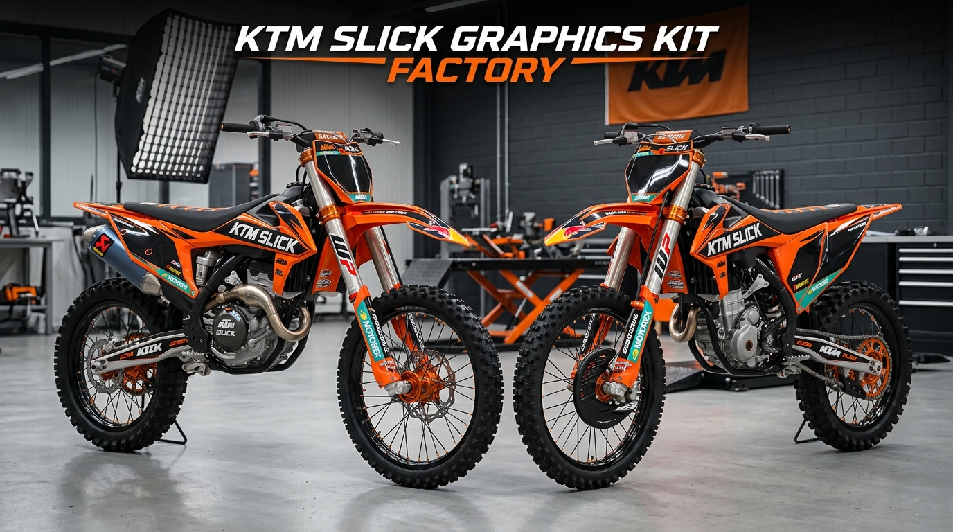 KTM graphics kit dirt bike 202608241430 1 Motocross Graphics Boondocks Decals