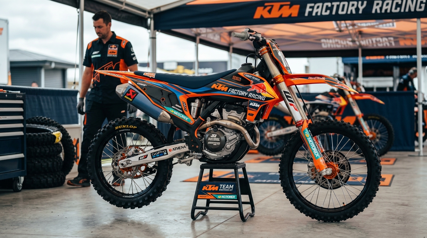 KTM team graphics kit 202608101035 Motocross Graphics Boondocks Decals