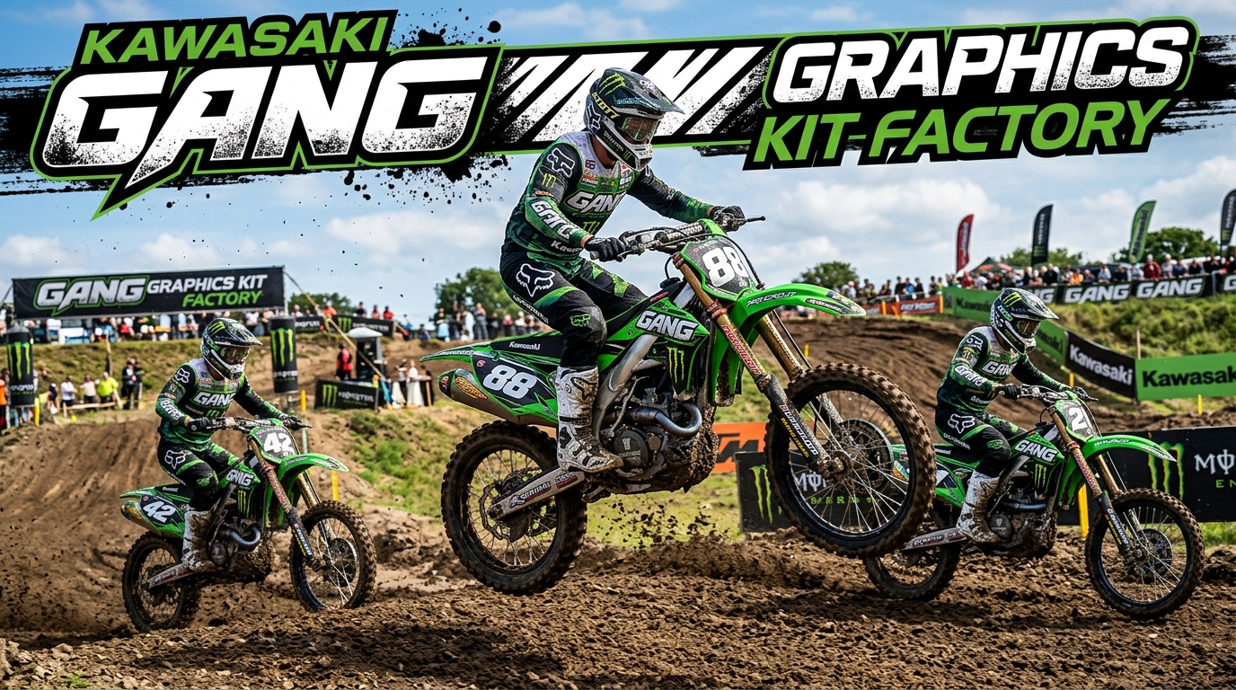 Kawasaki graphics kit dirt bike 202608310933 1 Motocross Graphics Boondocks Decals