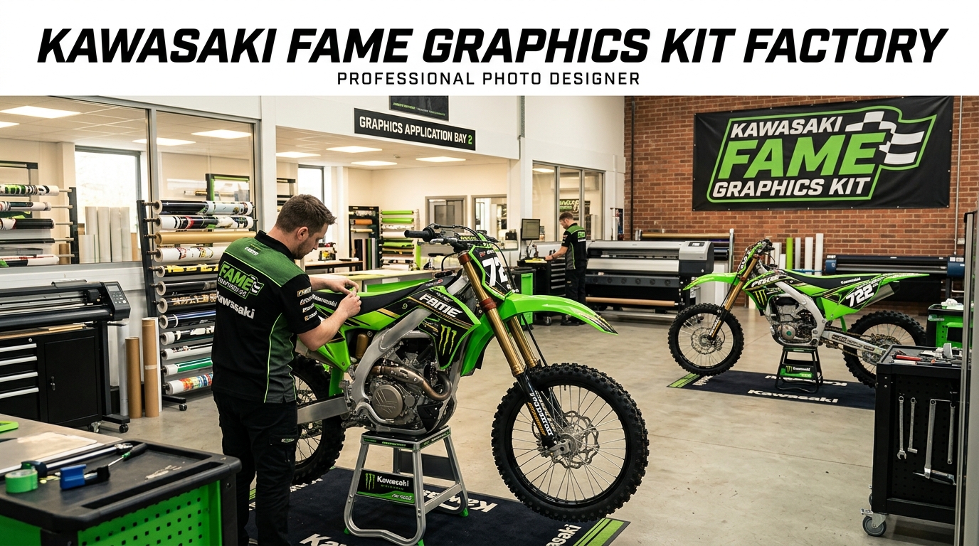 Kawasaki graphics kit factory 202608310943 Motocross Graphics Boondocks Decals