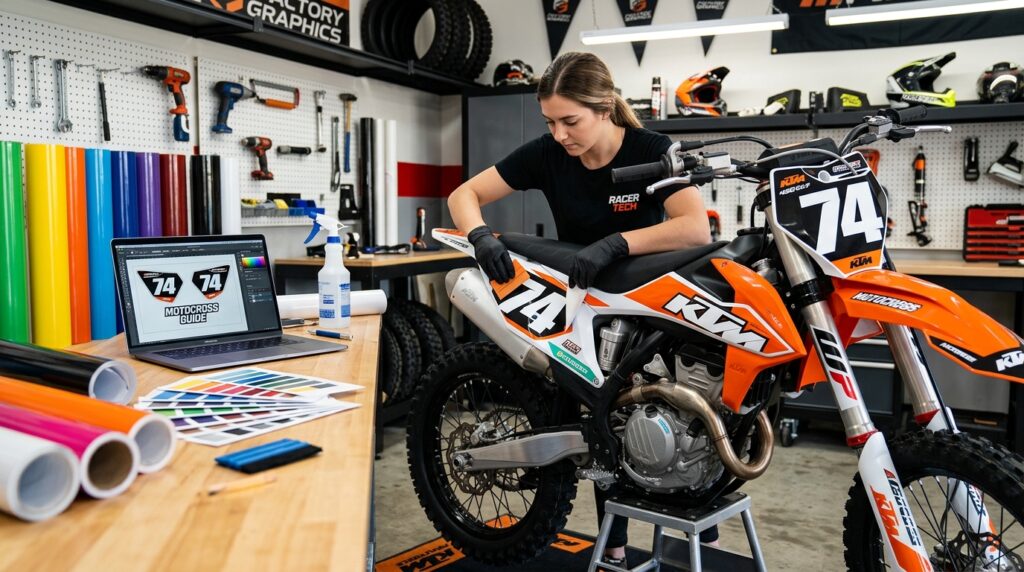 The Complete Guide to Motocross Number Stickers: Design, Fit & Installation