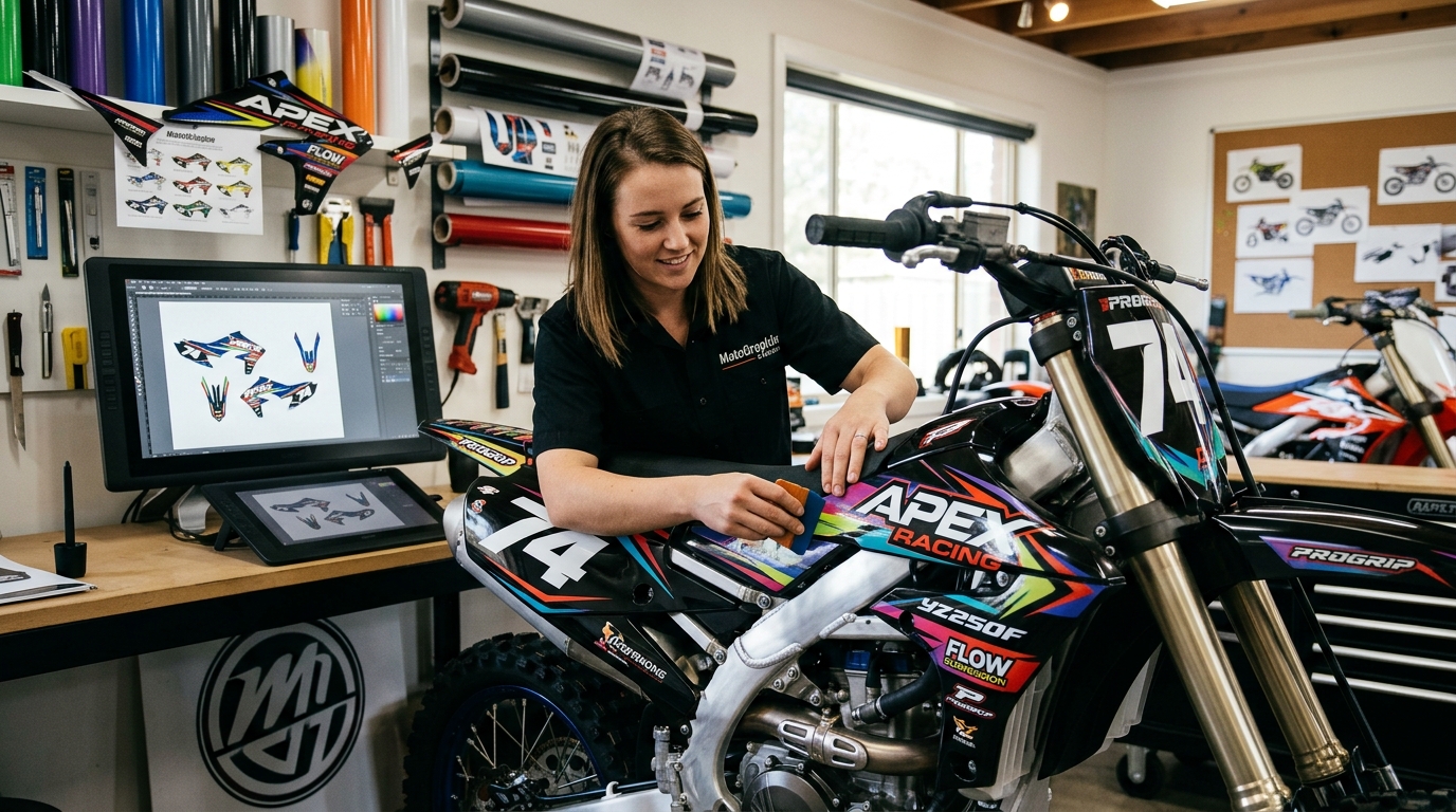 How to Become a Professional Dirt Bike Graphics Designer: A Complete Career Guide