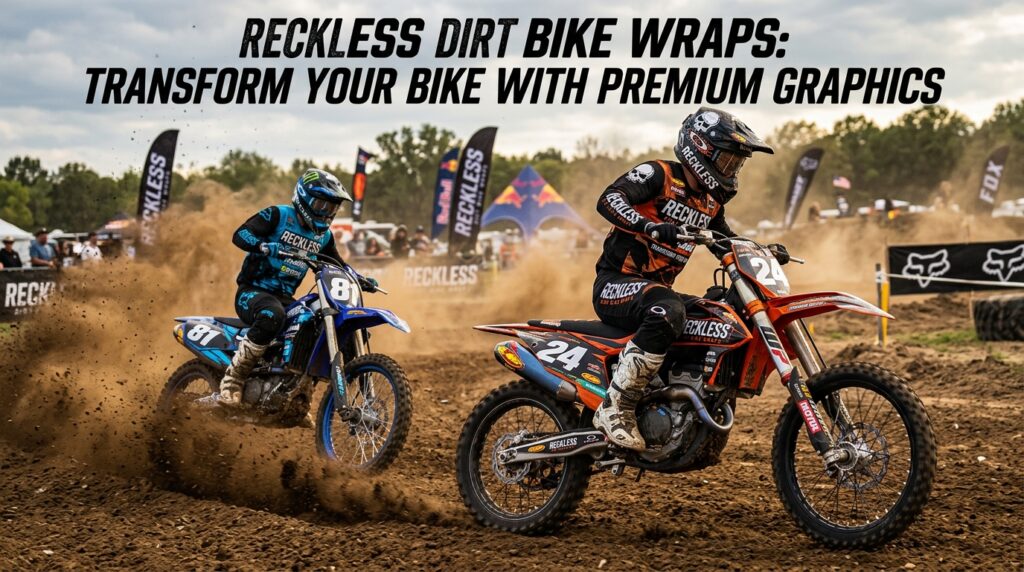 Reckless Dirt Bike Wraps: Transform Your Bike with Premium Graphics