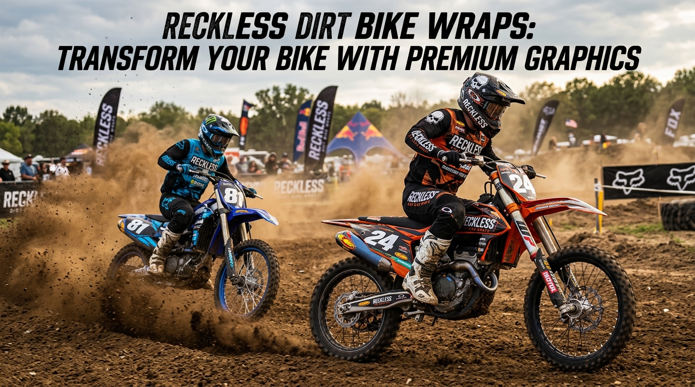 Reckless Dirt Bike Wraps: Transform Your Bike with Premium Graphics
