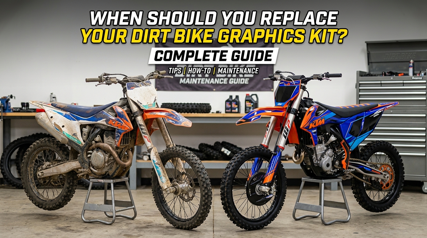 When Should You Replace Your Dirt Bike Graphics Kit? Complete Guide