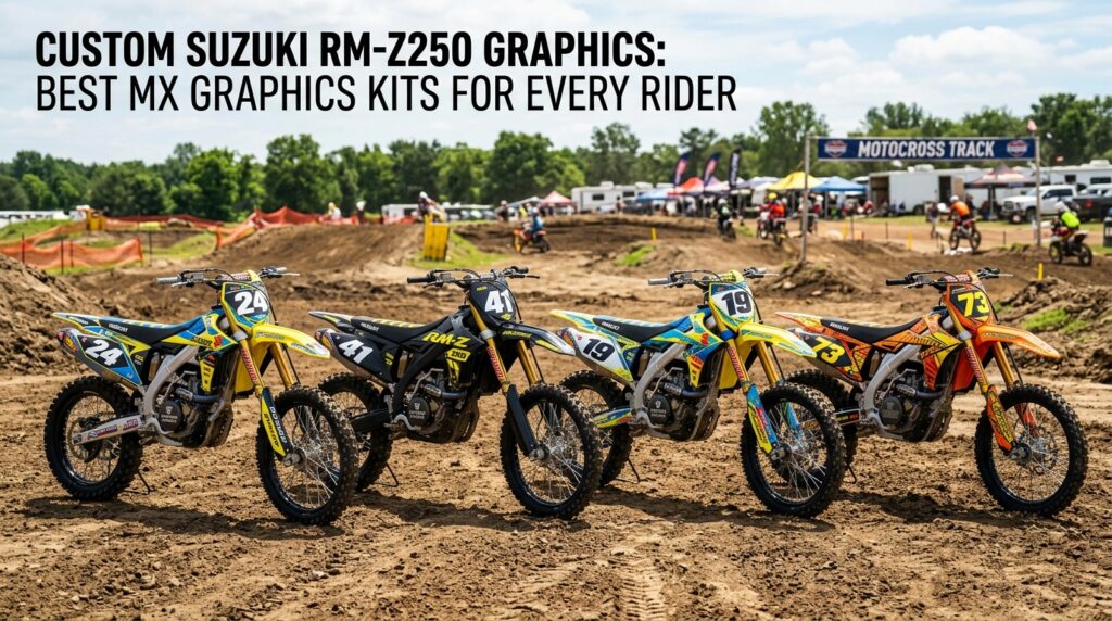 Custom Suzuki RM-Z250 Graphics: Best MX Graphics Kits for Every Rider