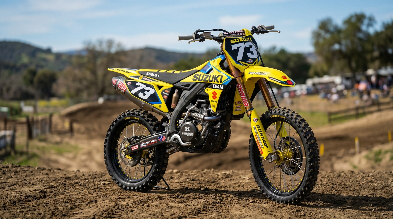 Suzuki TEAM Graphics Kit 202608031112 Motocross Graphics Boondocks Decals