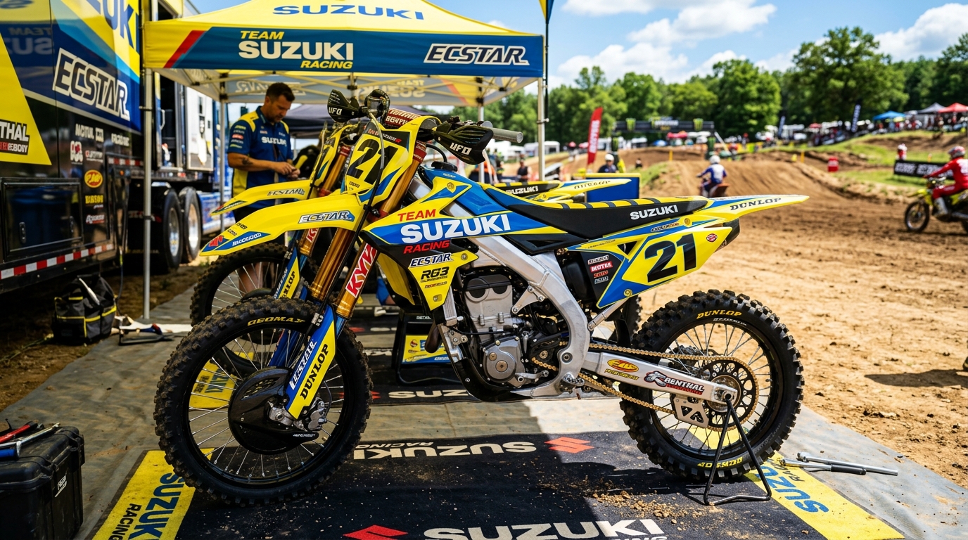 Suzuki team graphics kit 202608101056 Motocross Graphics Boondocks Decals