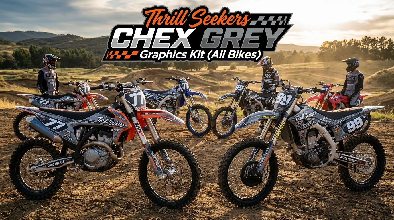 Thrill seekers graphics kit dirt 202608171115 Motocross Graphics Boondocks Decals