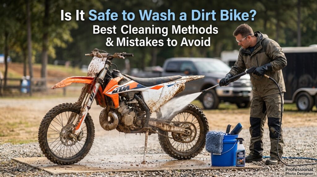 Is It Safe to Wash a Dirt Bike? Best Cleaning Methods & Mistakes to Avoid