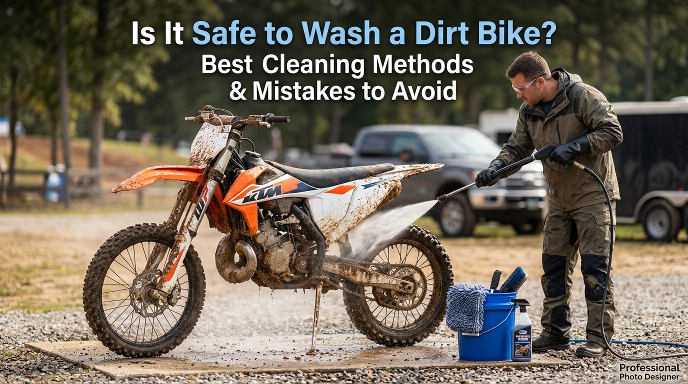 Is It Safe to Wash a Dirt Bike? Best Cleaning Methods & Mistakes to Avoid