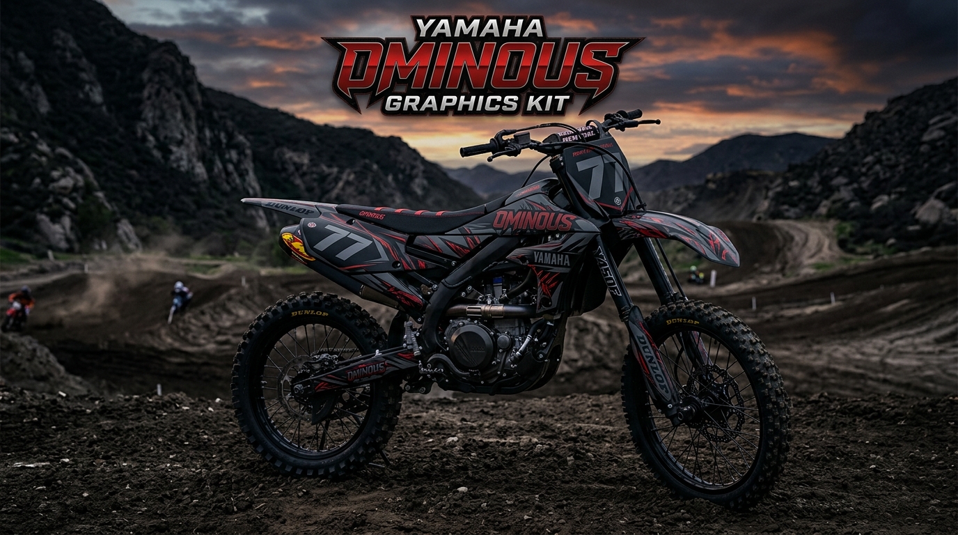 Yamaha OMINOUS Graphics Kit dirt… 202608241522 Motocross Graphics Boondocks Decals
