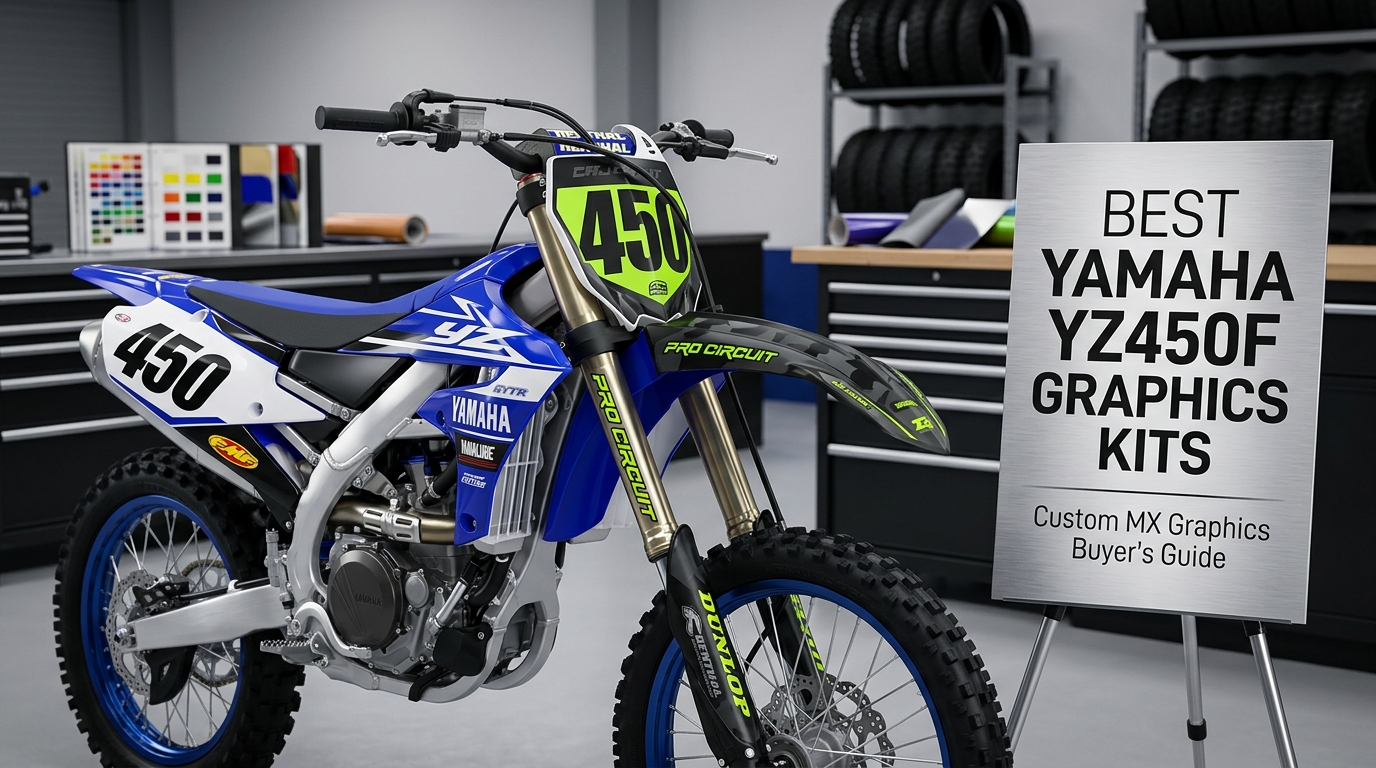 Best Yamaha YZ450F Graphics Kits: Custom MX Graphics Buyer's Guide