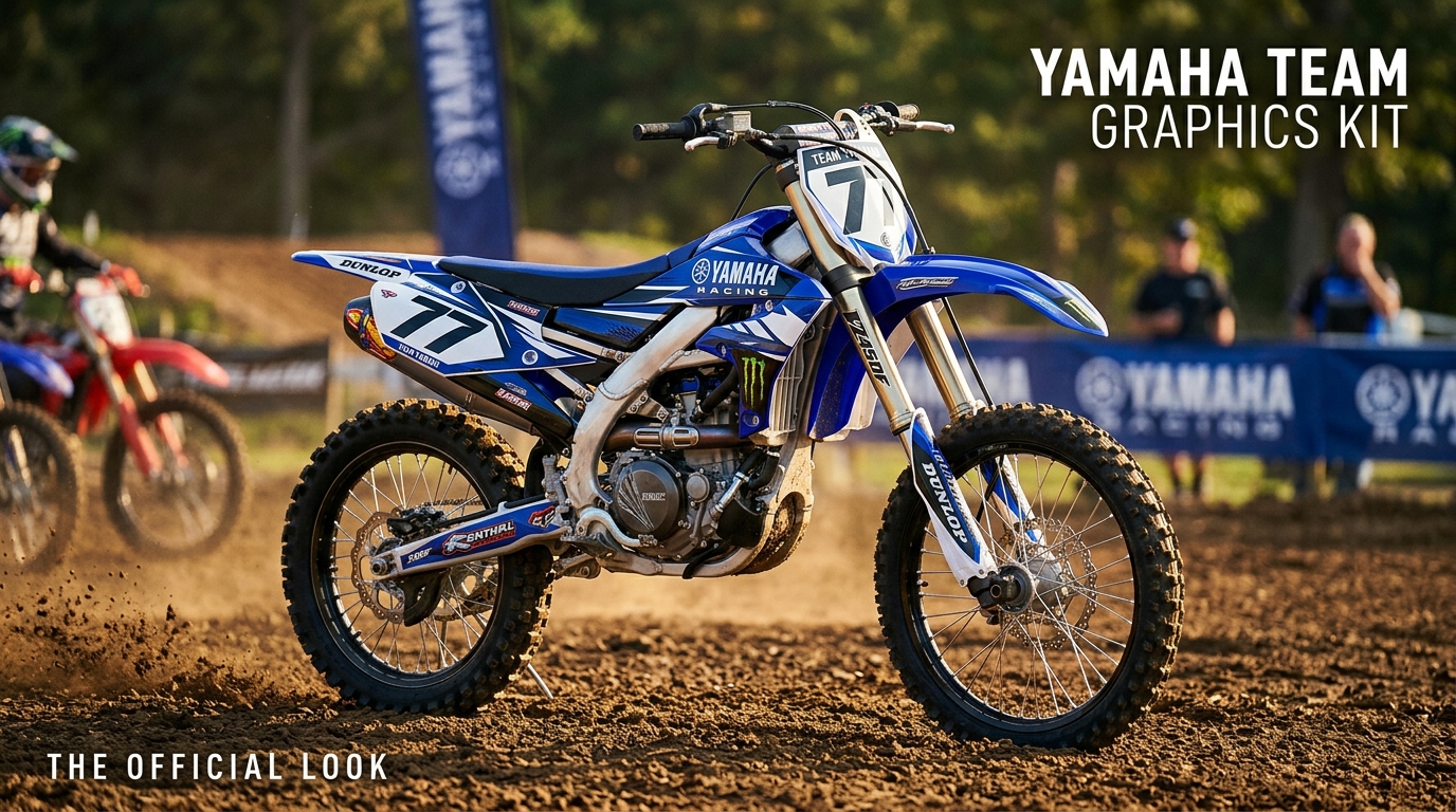 Yamaha graphics kit dirt bike 202608101053 Motocross Graphics Boondocks Decals