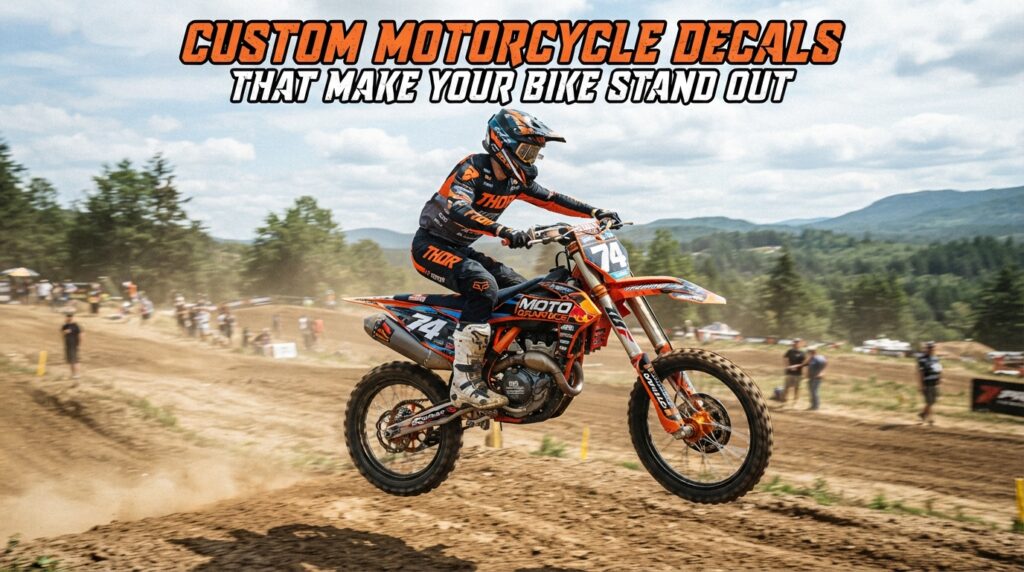 Custom Motorcycle Decals That Make Your Bike Stand Out