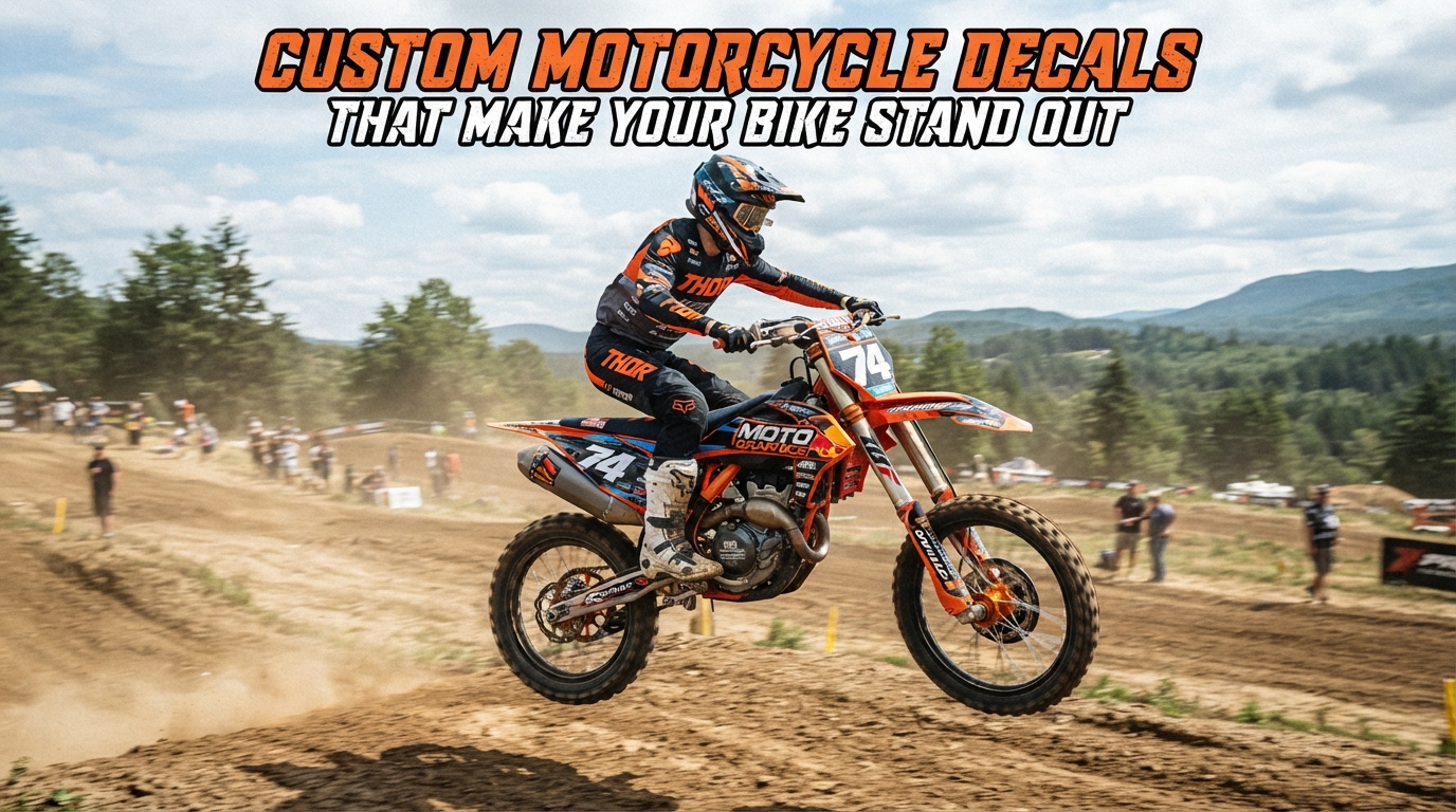 Custom Motorcycle Decals That Make Your Bike Stand Out