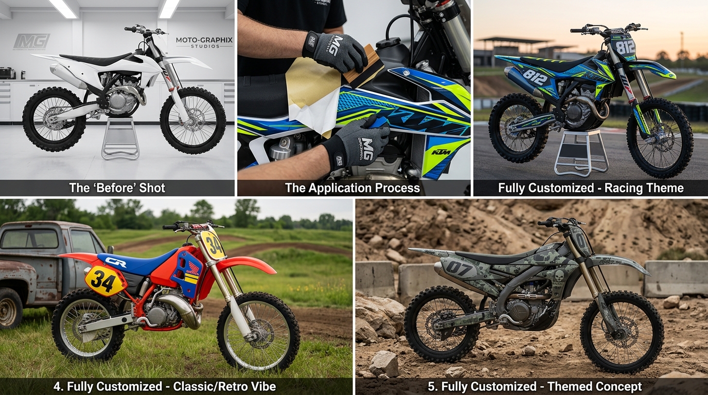 The Complete Guide to Custom Motorcycle Graphics for Dirt Bike Riders